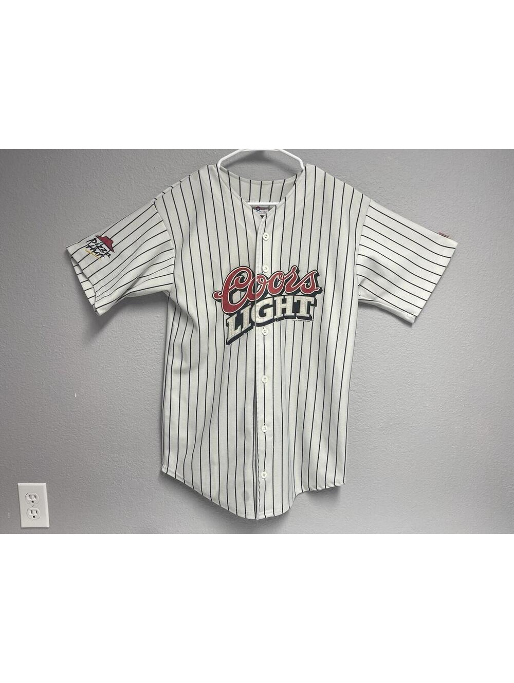Vintage 2000 Coors Light / Oxford Bar Baseball Jersey Size M